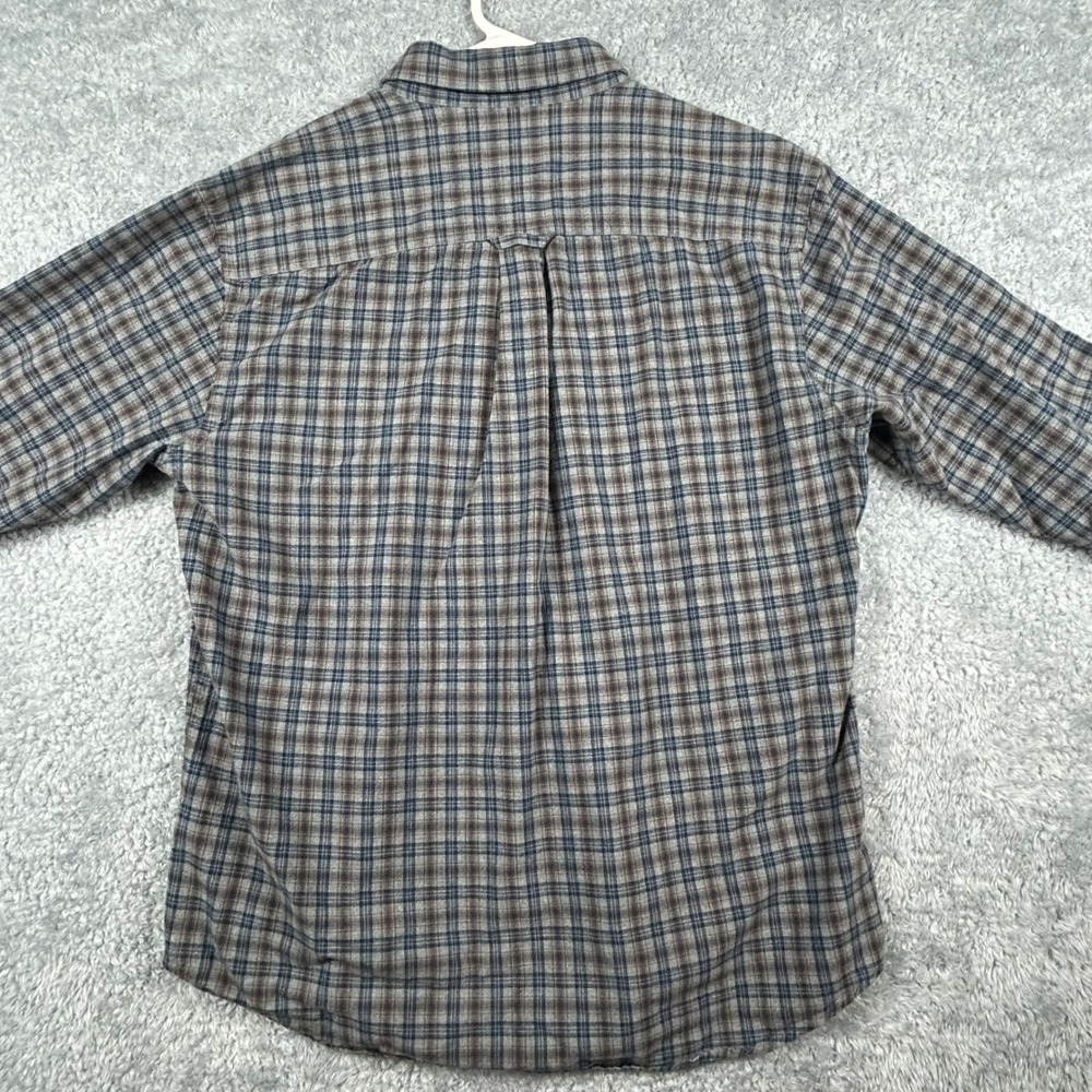 Pendleton Landry Plaid Flannel Shirt Men's Large Cotton Wool Blend Long Sleeve - Picture 4 of 6